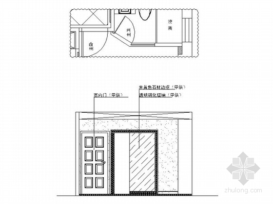 [江西]奢华欧式风格两室一厅家居CAD施工图（含效果图） 