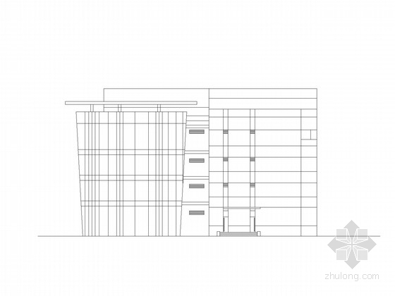 宁夏玻璃幕墙施工图集资料下载-[宁夏]大型商业综合体建筑施工图（知名公司设计）