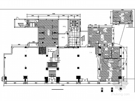 橱窗施工cad资料下载-[湖北]高级现代婚纱摄影店室内装修施工图