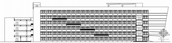 某学院教学办公楼设计资料下载-某学院六层教学办公楼建筑施工图