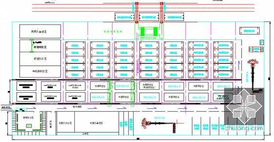 [江苏]26km长Ⅰ级国铁站前工程总价承包投标施工组织设计422页（知名集团）-制梁场平面布置图