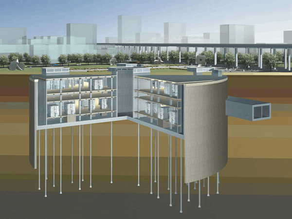 逆作法施工支撑资料下载-商住楼地下室逆作法施工方案