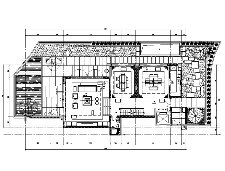 2层新中式别墅效果图资料下载-CCD新作--新中式京基别墅设计施工图（附效果图）