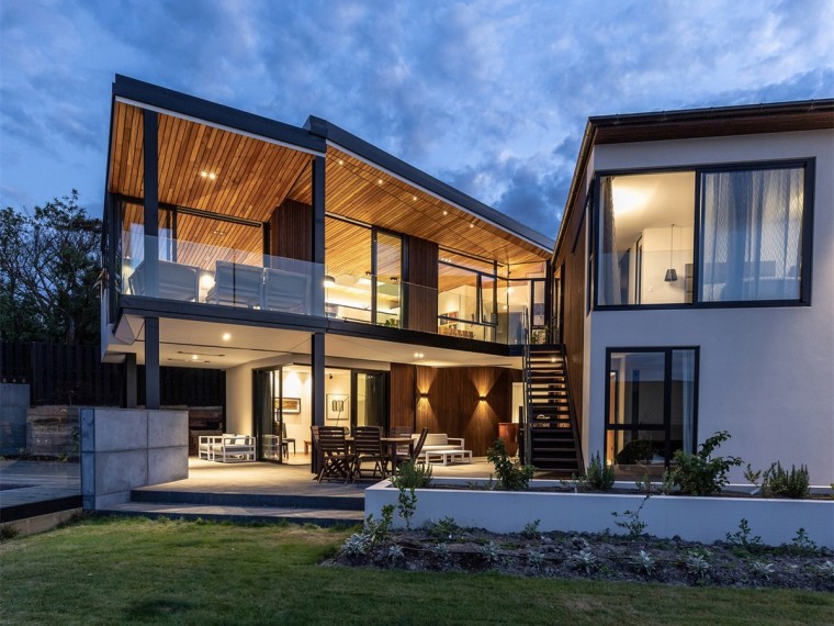 私家庭院景观工程资料下载-新西兰私家住宅