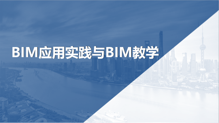 bim5D应用案例资料下载-BIM应用实践与BIM教学ppt，21页