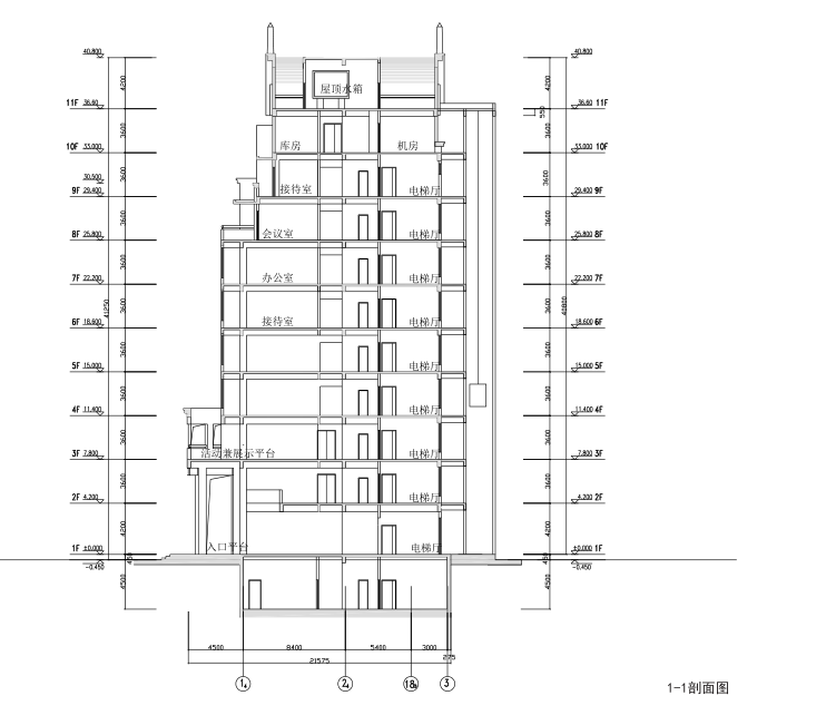 [上海]高层欧式风格中学建筑设计方案文本-高层欧式风格中学改扩建投标方案