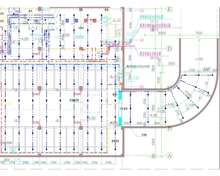 整体地坪系统工程技术规程资料下载-[安徽省]滁州移动分公司给排水设计施工图