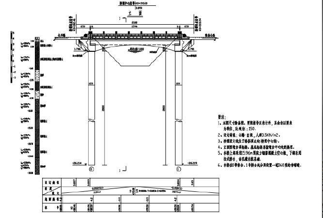 4x16m桥梁设计图资料下载-桥梁工程设计图（共28张）