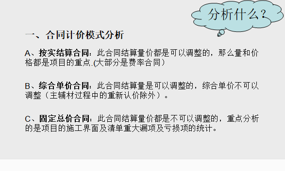 签证、签价、联系单的注意要点-合同计价模式分析