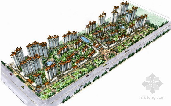 小镇概念性规划设计方案资料下载-[济宁]某地块概念性规划设计方案