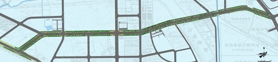 城市道路ps资料下载-[秦皇岛]城市道路园林绿化景观设计方案