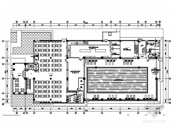 阿里巴巴总部内部装饰资料下载-[陕西]全球浓缩果汁生产企业总部基地办公楼CAD装修图（含效果）