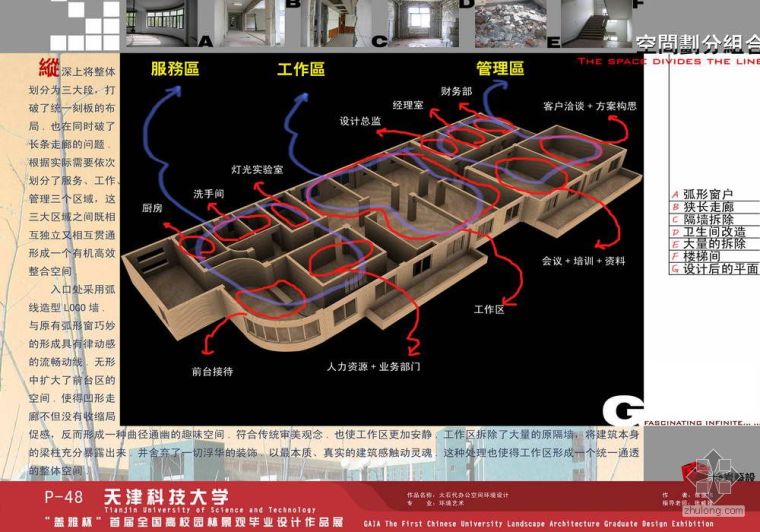 展馆空间设计毕业设计资料下载-[毕业设计]天津大时代办公空间设计方案