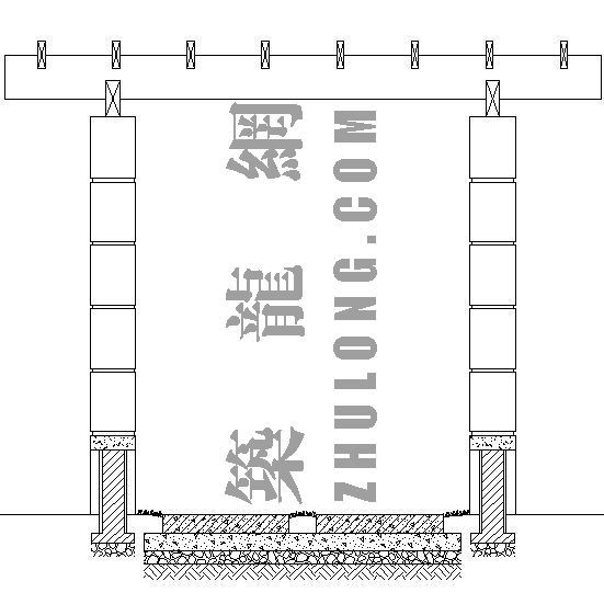 休闲广场平面布置图资料下载-休闲广场廊架施工详图