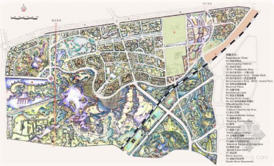 合肥政务区中央公园资料下载-[合肥]生态公园全套概念规划设计方案
