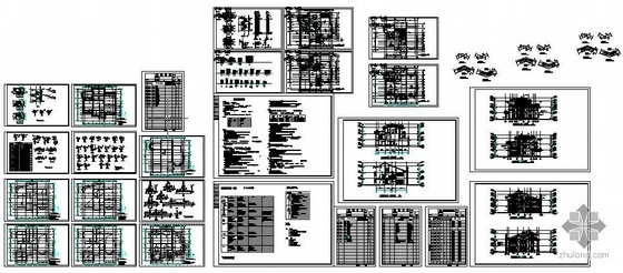 万科别墅建筑结构方案图资料下载-上海某别墅建筑结构施工图