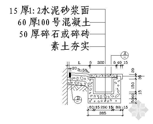 明沟排水节点资料下载-散水明沟13