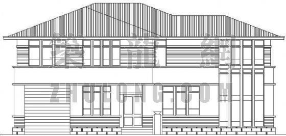 私人别墅建筑设计方案资料下载-某别墅建筑设计方案 （4）