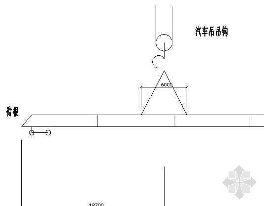 塔吊附臂安装节点图资料下载-F0.23B塔机起重臂重心示意图