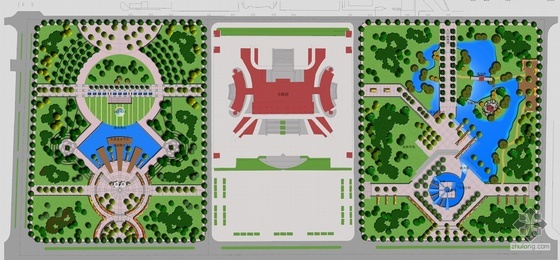 广场景观设计方案CAD资料下载-江苏广场景观设计方案