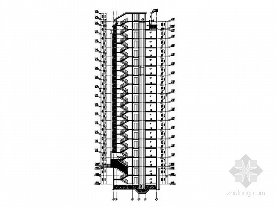 某十五层板式住宅楼建筑施工图- 
