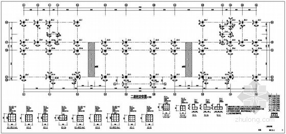 某六层框架办公楼建筑结构设计图- 
