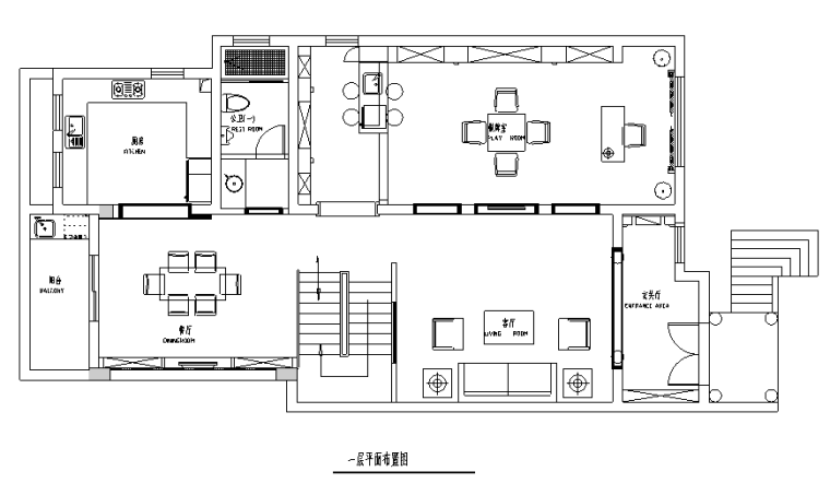 新古典别墅装修风格资料下载-[江苏]新古典主义500平米联体别墅设计施工图（附效果图）