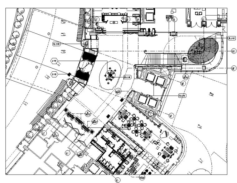 大型灯饰展厅施工图设计资料下载-[贵州]新世界酒店设计施工图（附效果图+物料表+官方摄影）