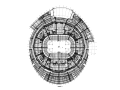 6层框剪结构特大型体育馆建筑结构施工图