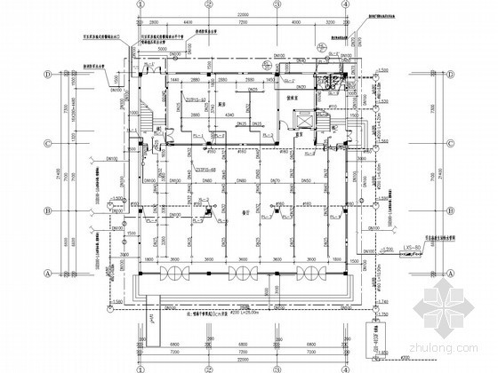 25层综合楼全套图纸资料下载-九层商业综合楼给排水全套图纸