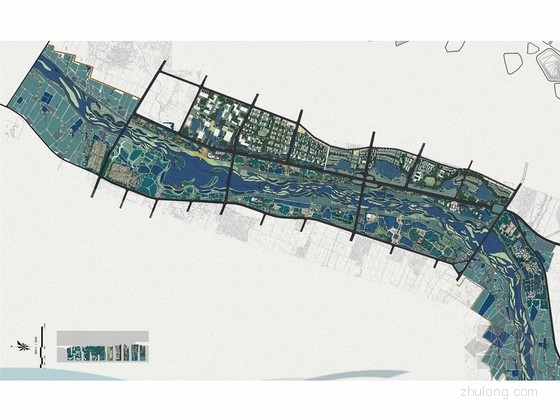 旅游区城市设计资料下载-[山西]城市滨河生态文化教育旅游区概念规划设计方案（北京著名景观设计公司）