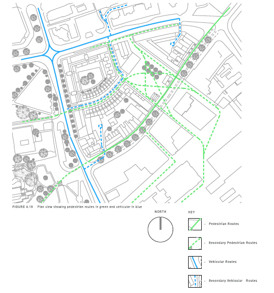 [国外]开放式道路街区景观环境规划方案设计-道路分析