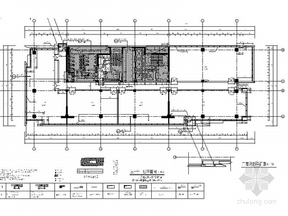 [上海]城市核心区地块高层商业建筑设计施工图（知名设计院 立面设计新颖）-城市核心区地块高层商业建筑平面图