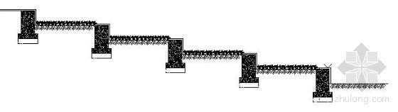 阶梯式别墅设计图资料下载-阶梯式绿地及花坛详图