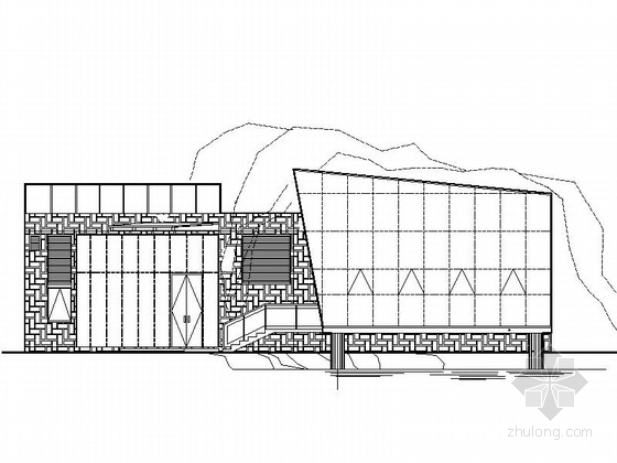 200平米一层别墅的图纸资料下载-[四川]200平米小型茶室建筑设计施工图纸
