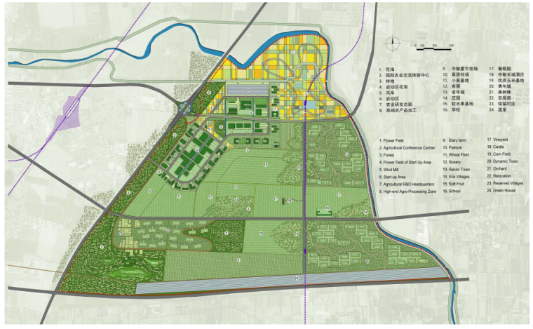 西班牙扭曲谷景观资料下载-[北京]农业生态谷景观概念性规划设计