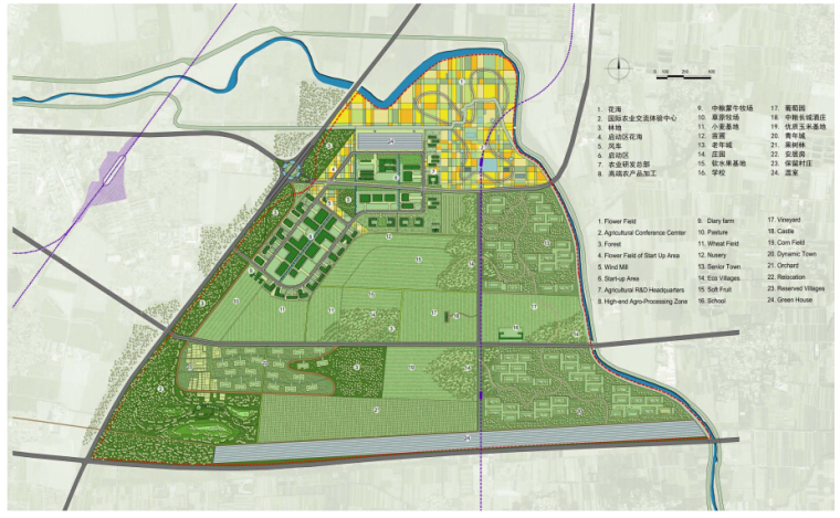 北京产业园概念性规划设计资料下载-[北京]农业生态谷景观概念性规划设计
