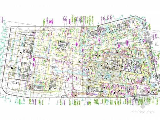 商业广场广场设计资料下载-[江苏]超高层综合商业广场暖通空调全系统设计施工图（30万平 冰蓄冷 人防）