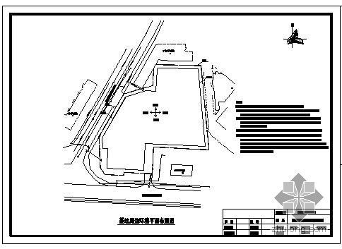 深圳某景苑基坑支护工程-基坑周边环境平面布置图 