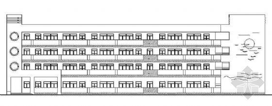 三门健跳大孚双语幼儿园建筑抄绘资料下载-某幼儿园