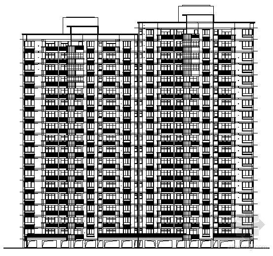 16层住宅楼建施资料下载-芜湖长江某十七层住宅楼建筑施工图