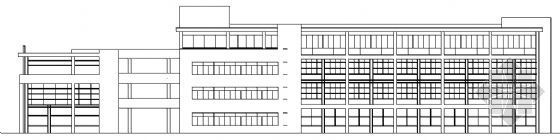 现代标准多层框架厂房资料下载-某四层厂房建筑施工图