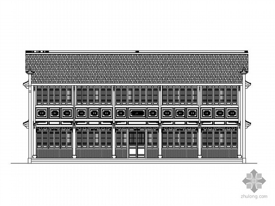 徽派马头墙CAD节点图纸资料下载-[杭州]某城北体育公园厂房改造建筑方案图