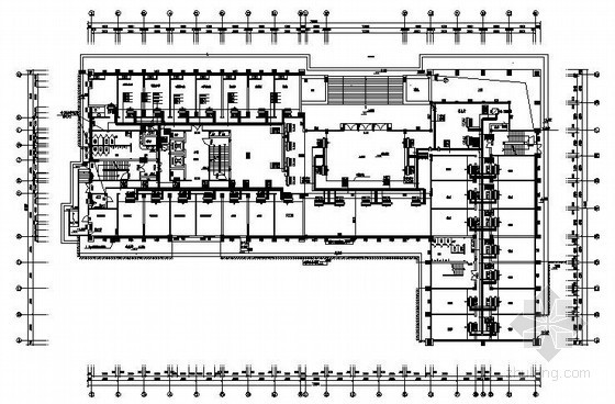 中央空调水系统图dwg资料下载-[湖南]高层办公楼中央空调通风设计施工图