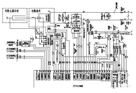 软启动器内部原理图资料下载-电气工程变压器柜控制原理图