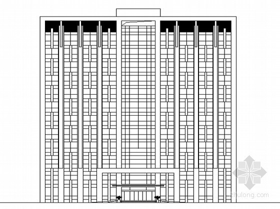 商务大厦效果图资料下载-[舟山]某商务大厦规划设计方案（含效果图）