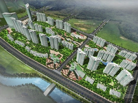 上海规划小区资料下载-[上海]浦东某住宅小区规划及单体设计方案文本