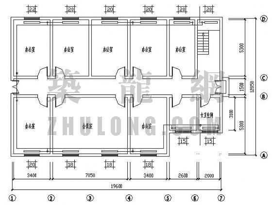 街道办事处建筑方案设计资料下载-北京东城区某街道办事处采暖设计图
