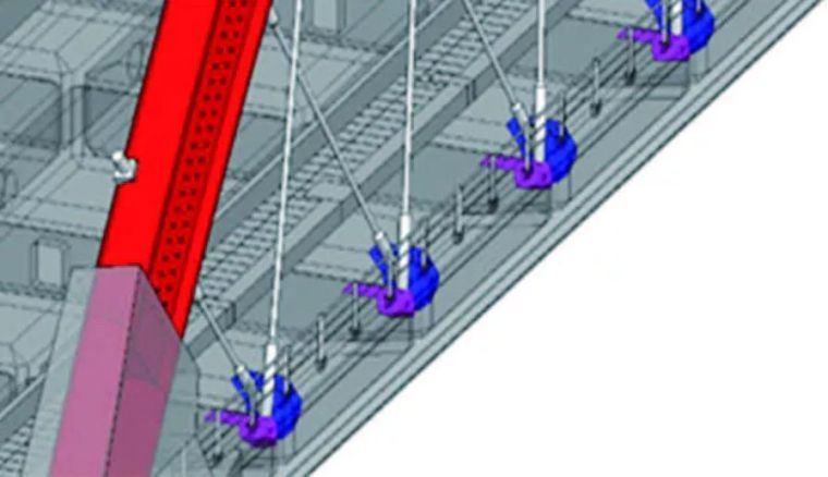 BIM 在高铁简支梁拱组合体系桥施工中的应用_5