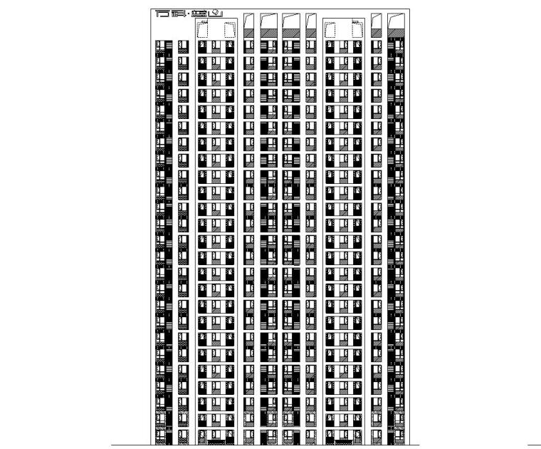 沈阳住宅电梯资料下载-[吉林]沈阳大榆树欧陆风格居住区建筑施工图（CAD）